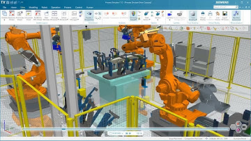 Tecnomatix Process Simulate Virtual Commissioning Application Example for Hardware in the Loop