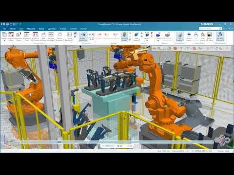 Tecnomatix Process Simulate Virtual Commissioning Application Example for Hardware in the Loop
