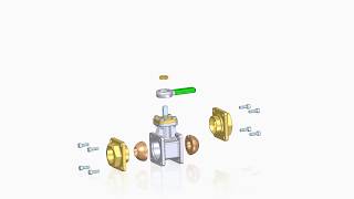 Valve Dismantle Animation - Solid Edge - Shubban Technologies - 79049 69667