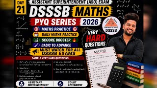 DSSSB ASSISTANT SUPERINTENDENT | DSSSB ASO PYQ🎯 | Day 21🔥| MTS | WARDER | DSSSB32/25 | TGT | PGT |