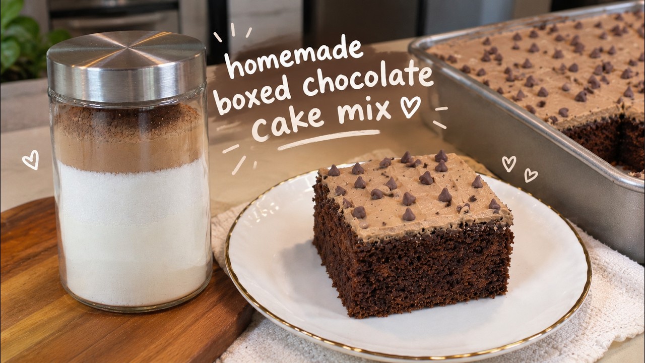 Better Than Boxed! Ultimate Homemade Chocolate Cake Mix Recipe 🍫✨