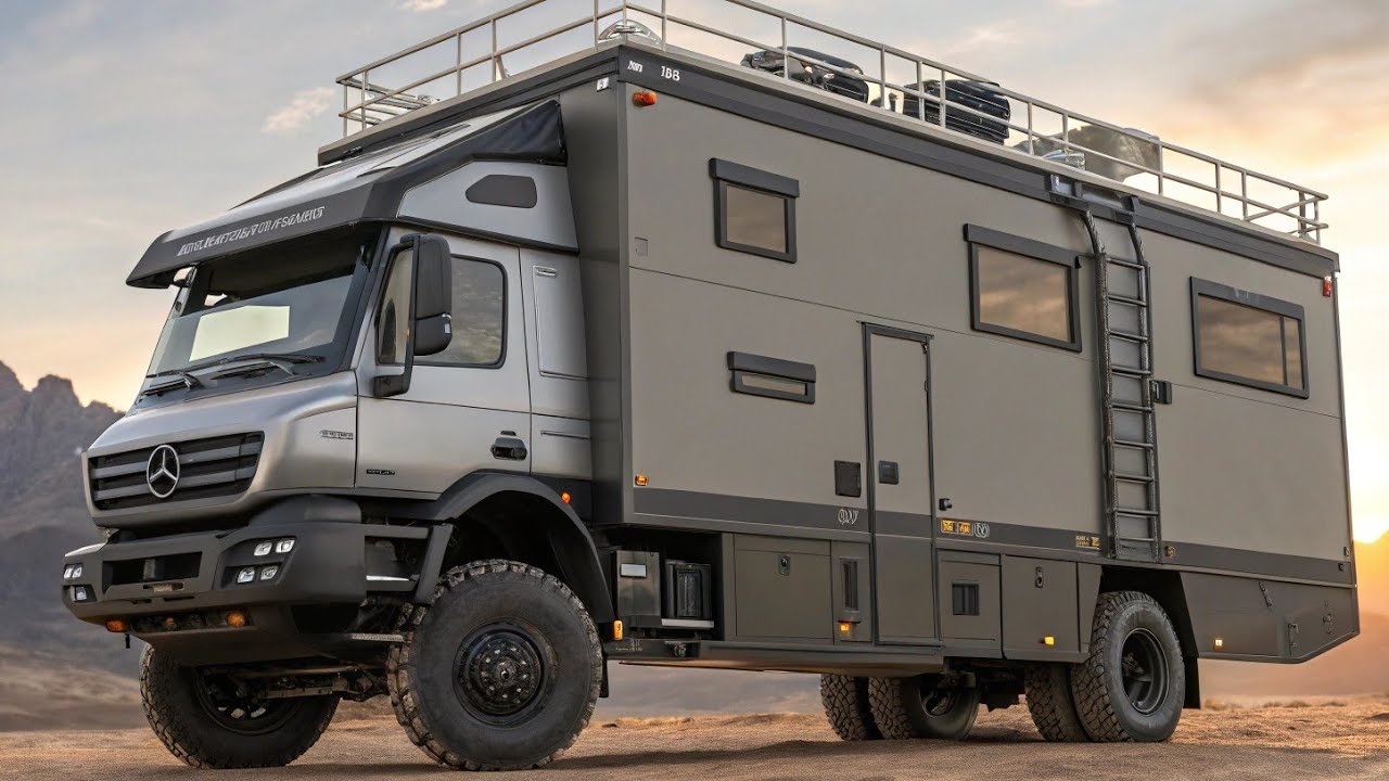 "The Ultimate 8×8 Motorhome! Inside the SLRV Commander | autoCruze usa"