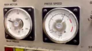 1985 Komori L240 SN: 223 running at approximately 11,000 sheets per hour