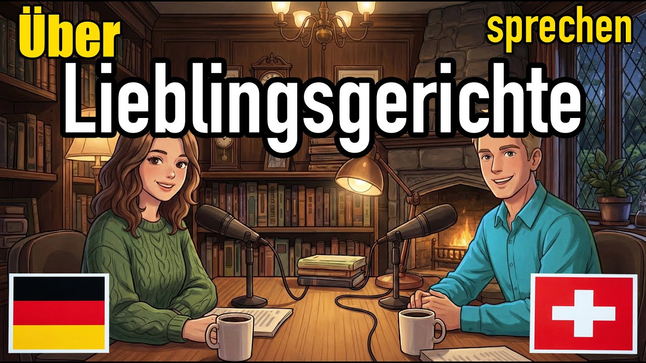 Wie man über Lieblingsgerichte auf Deutsch spricht | Deutsch-Konversationsübung
