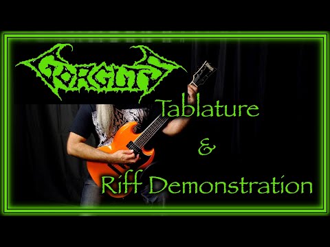 GORGUTS - Disincarnated - Guitar & Tablature 30 C# - Old School Death Metal #metalhead