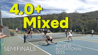4.0+ Mixed Doubles - Semifinals [The Havens Pickleball Invitational 2025]