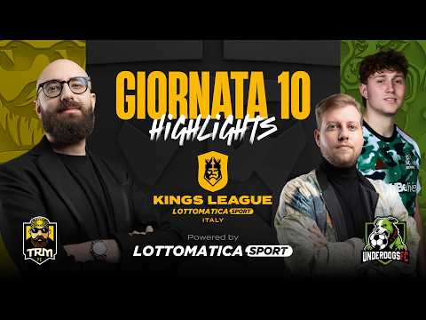 TRM FC vs UNDERDOGS FC | Highlights | Round 10 | Split 2 | KINGS LEAGUE LOTTOMATICA.SPORT ITALY