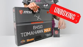 Msi B450 Tomahawk Max Unboxing & Close-Up Shots