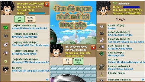 Ngọc Rồng Online - Sức mạnh khủng khiếp của đệ tử 17 tỷ SM