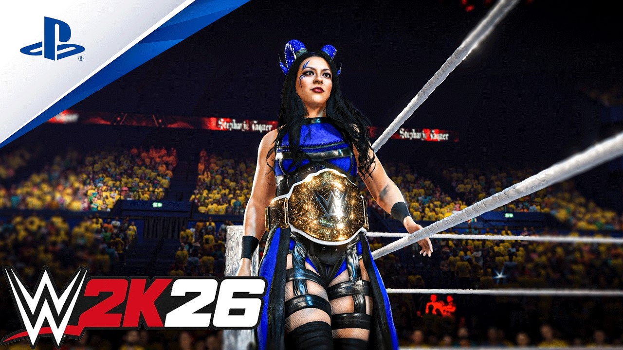 STEPHANIE VAQUER FIRST LOOK😱WWE2K26 EARLY ACCESS | CROWN JEWEL ARENA FULL ENTRANCE