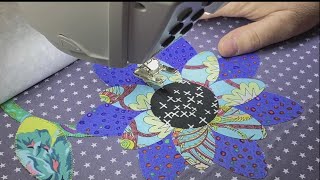 How to Machine Applique a Beautiful Flower Pattern | Machine Applique Tutorial
