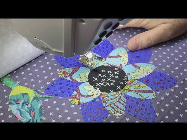 Flower Applique Tutorial  The Sewing Room Channel 