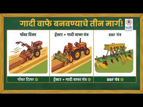 तूर गादीवाफ्यावर टोकन
