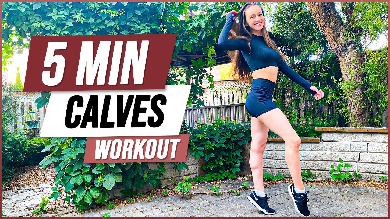 5 MIN CALVES WORKOUT How to Get Toned Calves (Quick workout! No