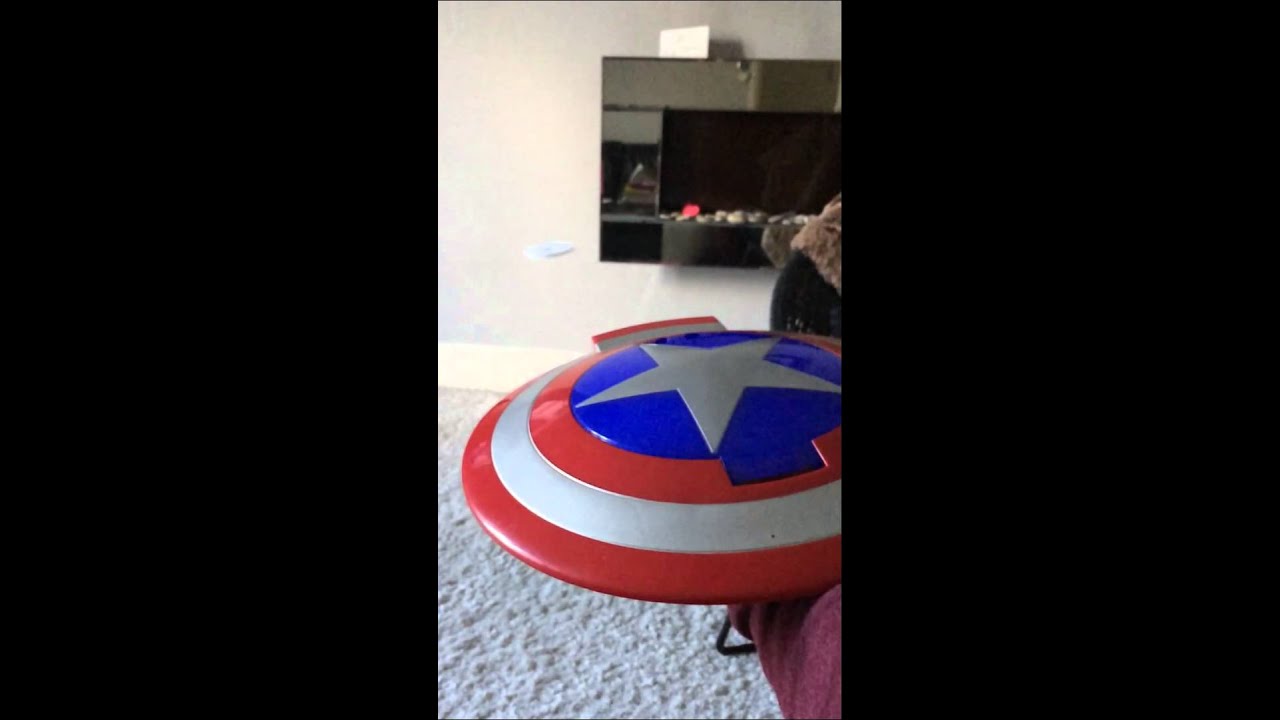 Captain America disc firing shield YouTube