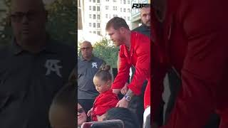 CANELO HAS HEARTFELT MOMENT WITH HIS CHILDREN BEFORE THIRD GENNADY GOLOVKIN FIGHT #Shorts