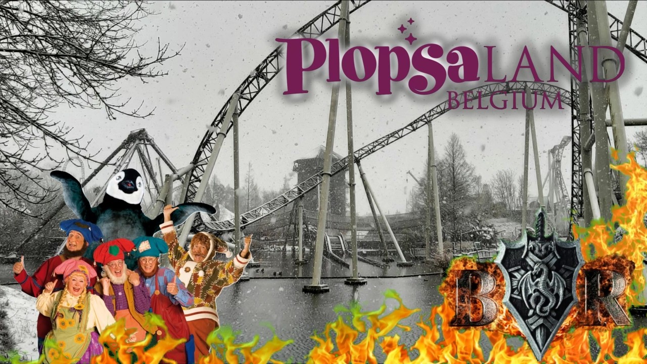 Plopsaland in de sneeuw + Plopsaqua - Vlog.