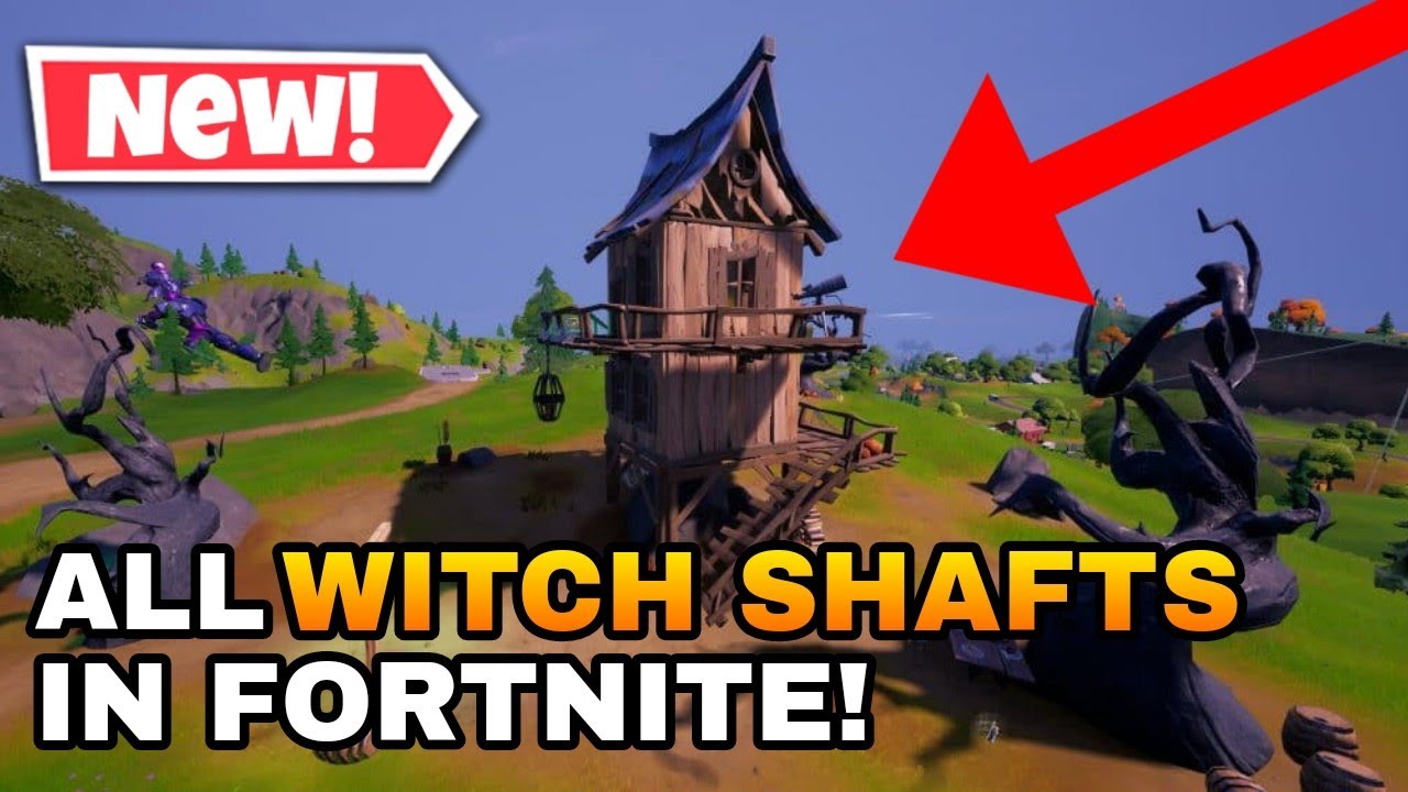 Fortnite WITCH SHACKS Locations! - Visit Different Witch Shacks (Fortnitemares Challenges Guide)