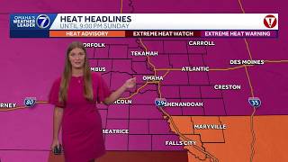 Extreme heat for Omaha tomorrow