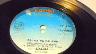 DALIDA TURKISH PRINT PLAK VINYL RECORD 7"