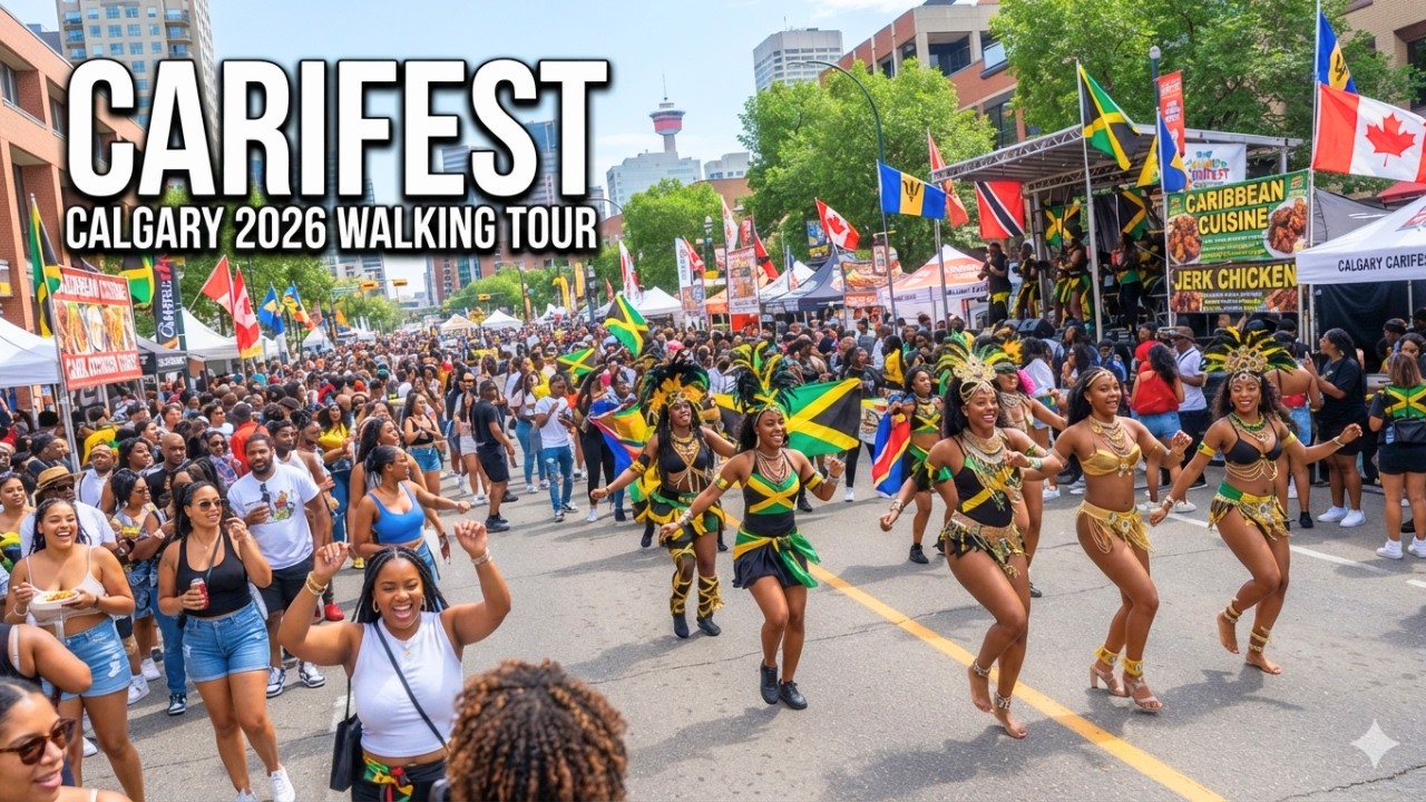 A walk through the Carifest Calgary parade