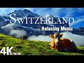 Switzerland's beautiful nature with Relaxing Piano Music -Sleeping Music - Fall Asleep