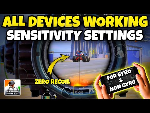 Bgmi best sensitivity settings code today | Bgmi zero recoil sensitivity with code and guide