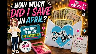 How Much Money Did I Save in April #savetosink @DonnaPoweredbyCreativity