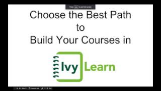 IvyLearn Fundamentals  How to Import Content into IvyLearn