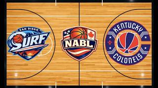 NABL 2026 Season - San Diego Surf (1-1) @ Kentucky Colonels (0-1)