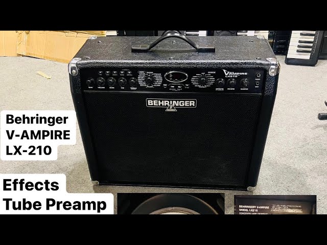 Behringer V-Ampire Lx-210 Effects Tube preamp Multi Effects 