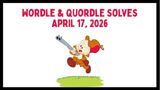 Wordle и Quordle дня на 17 апреля 2026 года: В честь появления Элмера Фадда! screenshot 5