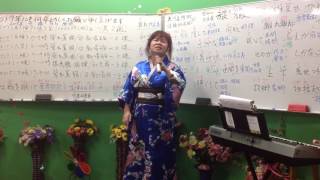 1060118蔡虹菱韓／日教唱週三晚班7－9：30教學曲～旅  鴉（運河追想曲）