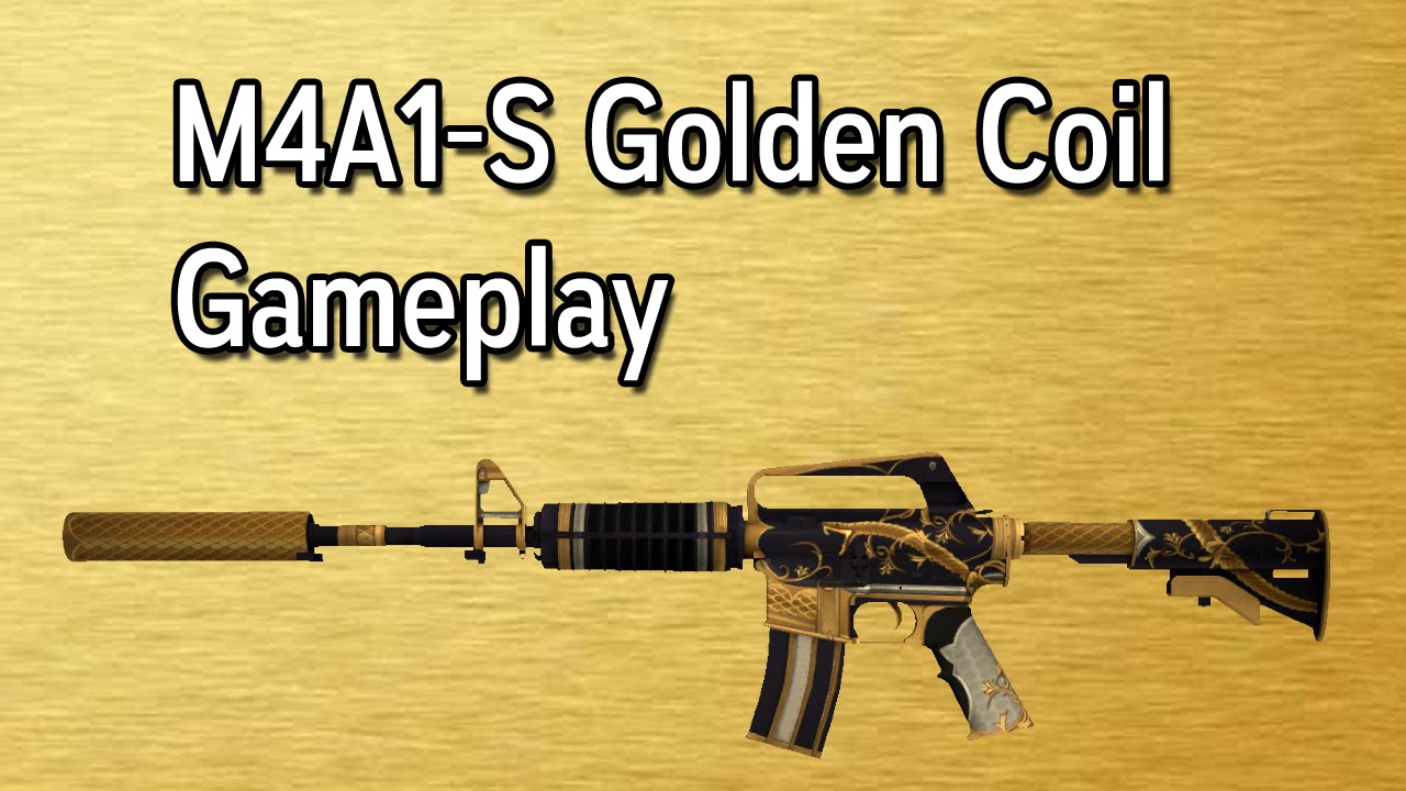 CS:GO - M4A1-S Golden Coil Gameplay