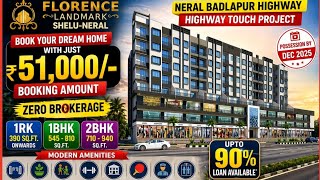 ₹51,000 Mein Ghar Book Karo 😳 | Highway Touch Flats @ Neral | 1RK, 1BHK, 2BHK Flats