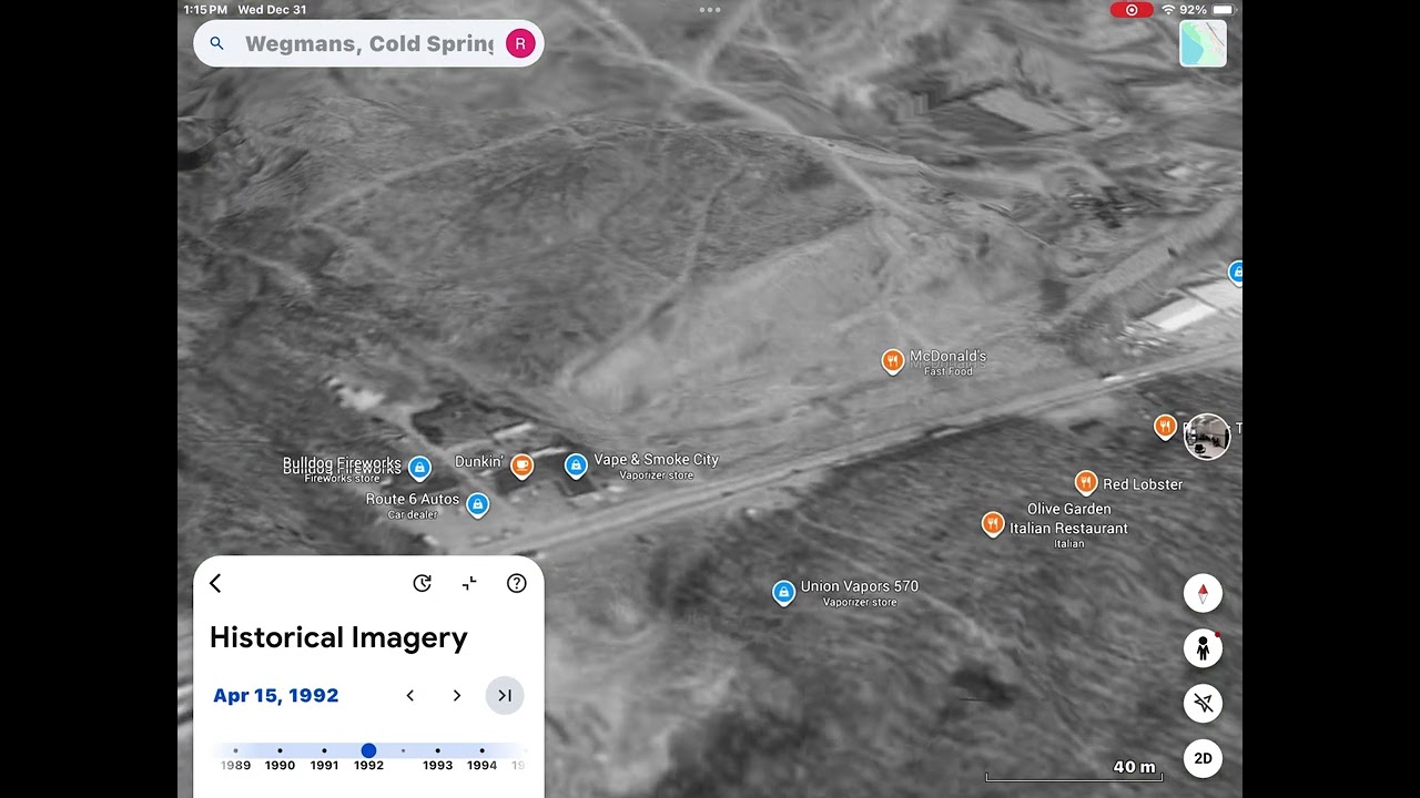 Abandoned Walmart in Dickson city pa 💀 closed 1996 (the map goes to 1930 💀)