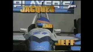 1995 May 26 'ESPN, SpeedWeek' - Jacques Villeneuve and Jeff Gordon