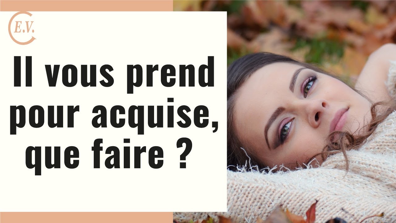 Он принимает меня как должное. Что мне делать?