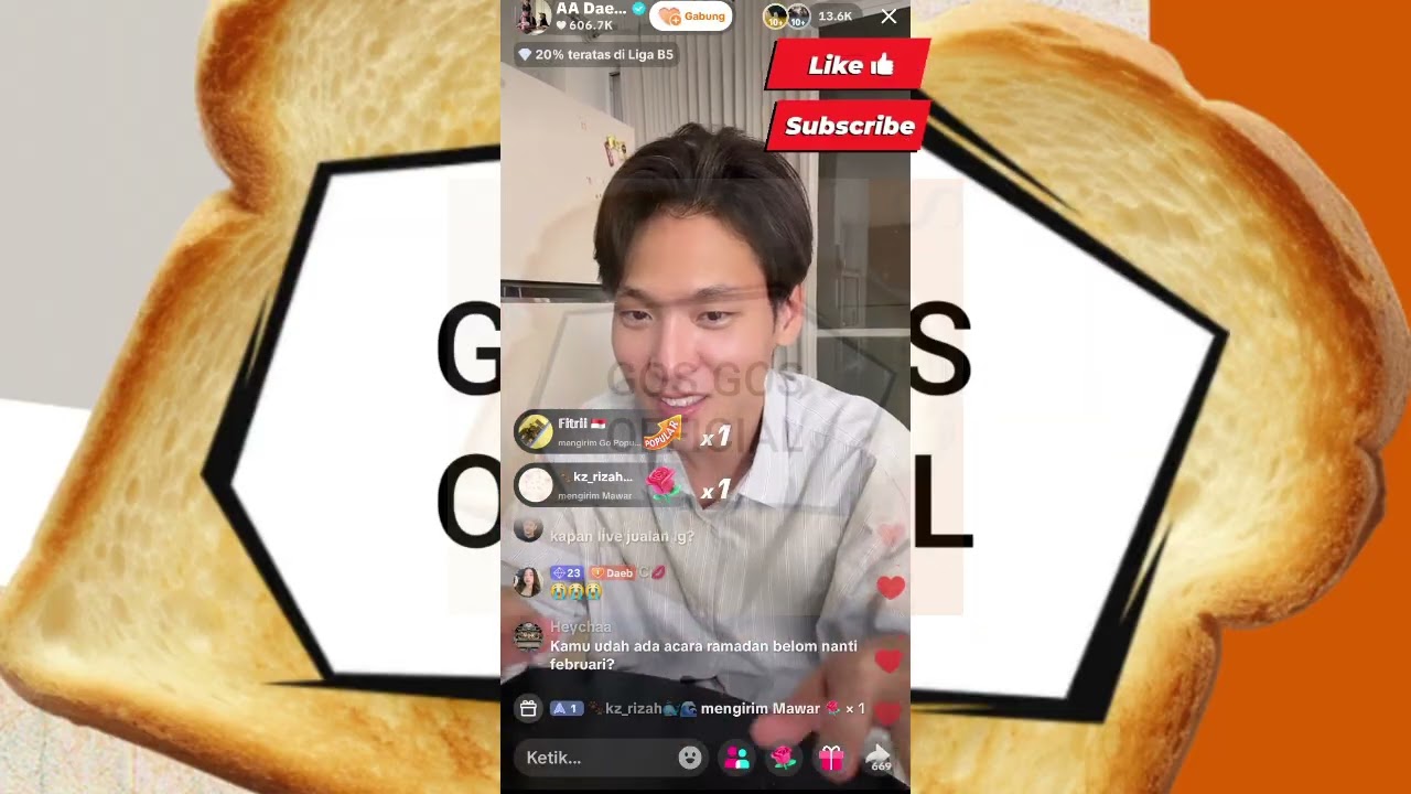 AA DAEHOON MENIRU ROBBY KACAMATA | LIVE TIKTOK