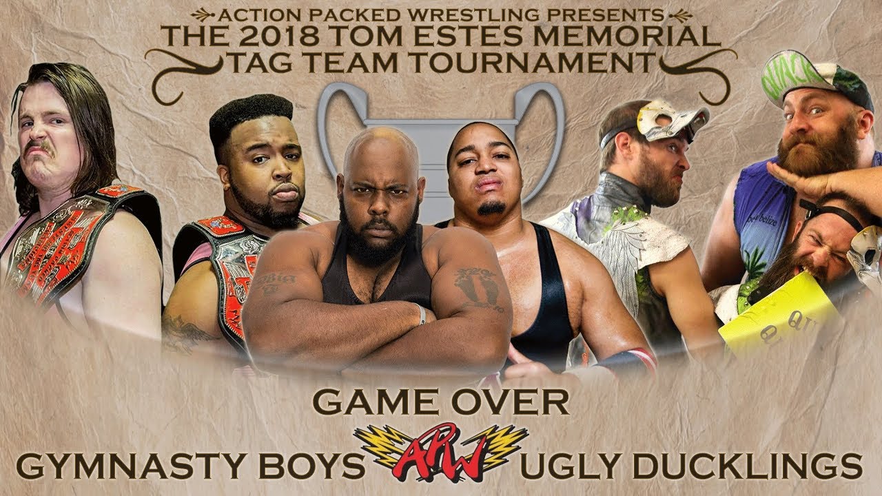The Gymnasty Boys vs. Game Over vs. The Ugly Ducklings (Action Packed Wrestling; 8-31-2018)