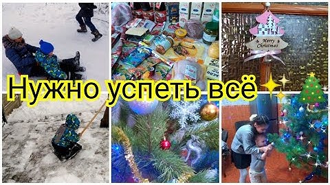 ПРЕДНОВОГОДНИЕ ХЛОПОТЫ в БОЛЬШОЙ СЕМЬЕ!!!