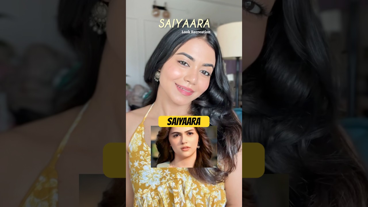 SAIYAARA Aneet&rsquo;s look Recreation ✨ #saiyaara #collegemakeup #everydaymakeup