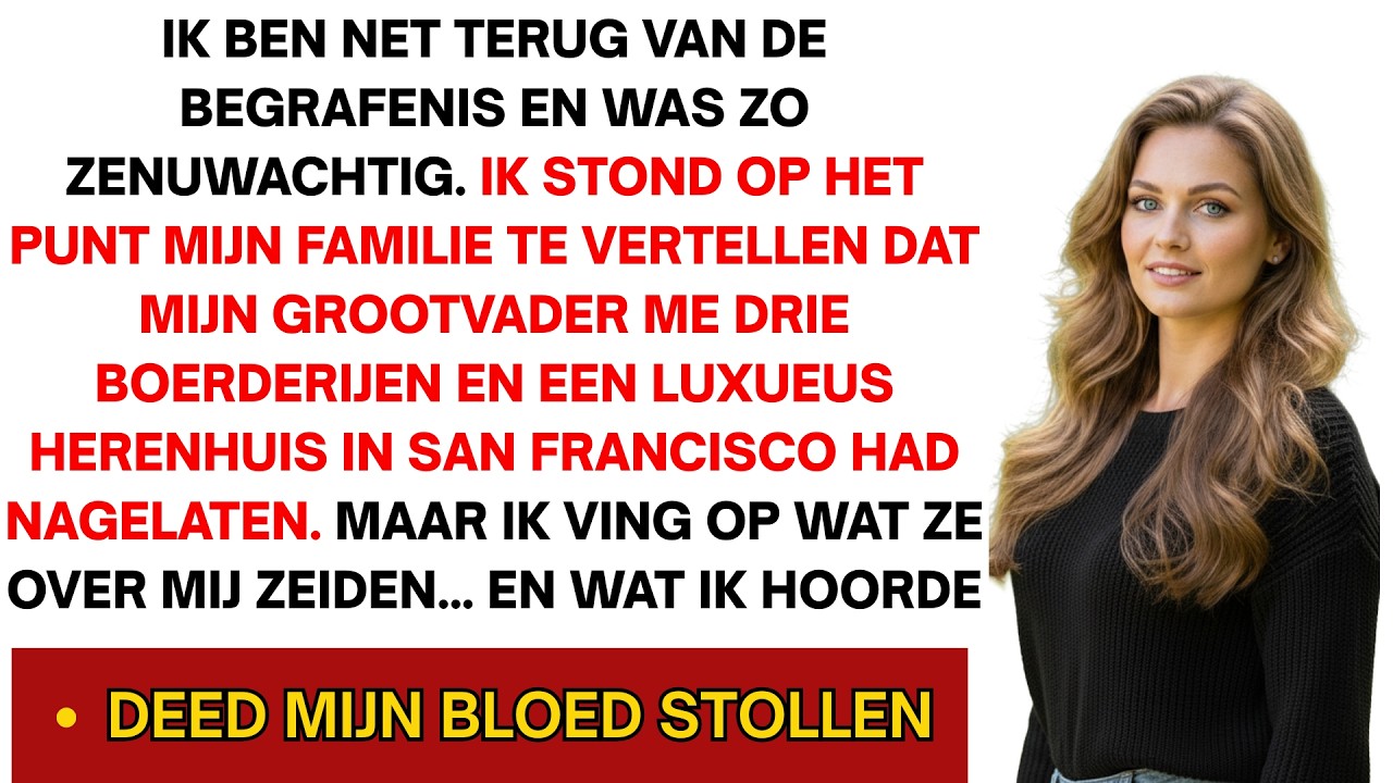 Terug van de begrafenis van mijn opa was ik van plan iedereen over de erfenis te vertellen. Maar ik…