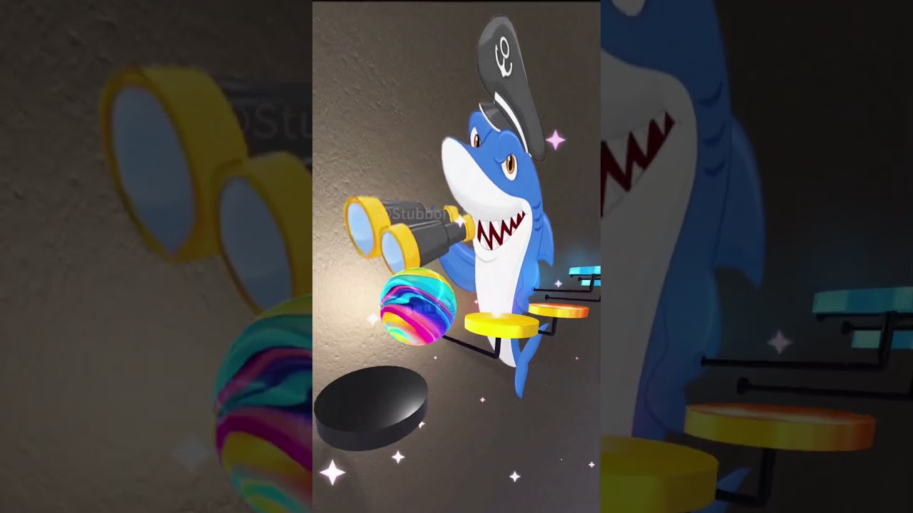 467 Baby Shark  Marble Music VR | Satisfying ASMR Experience 