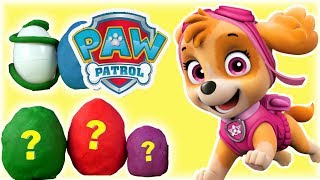 Psi Patrol & Play Doh & Jajka Niespodzianki Kolorowe Niespodzianki Bajki I Openbox