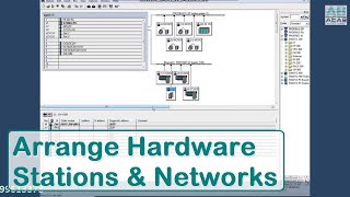How to Arrange Hardware Stations & Networks in HW Config View | AEAB NOIDA | In hindi