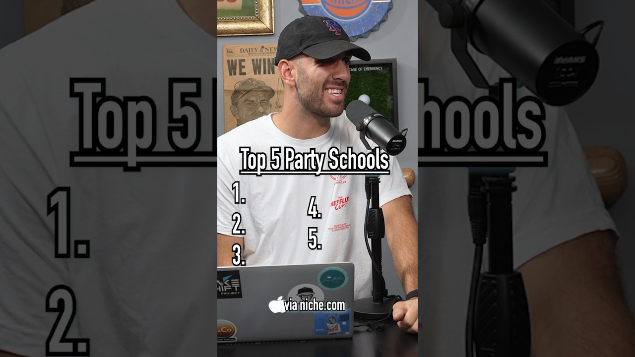 TOP 5 BEST PARTY SCHOOLS In The USA!! Who Did They Miss? 