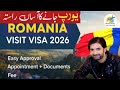 Romania Visit Visa 2026 | Pakistan Se Romania Ka Visit Visa | Documents,Fee & Tips |Visa Spot Studio