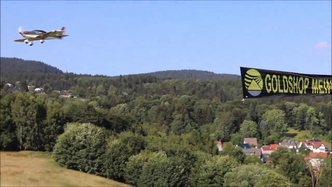 Bannerflug GoldShop Meiningen
