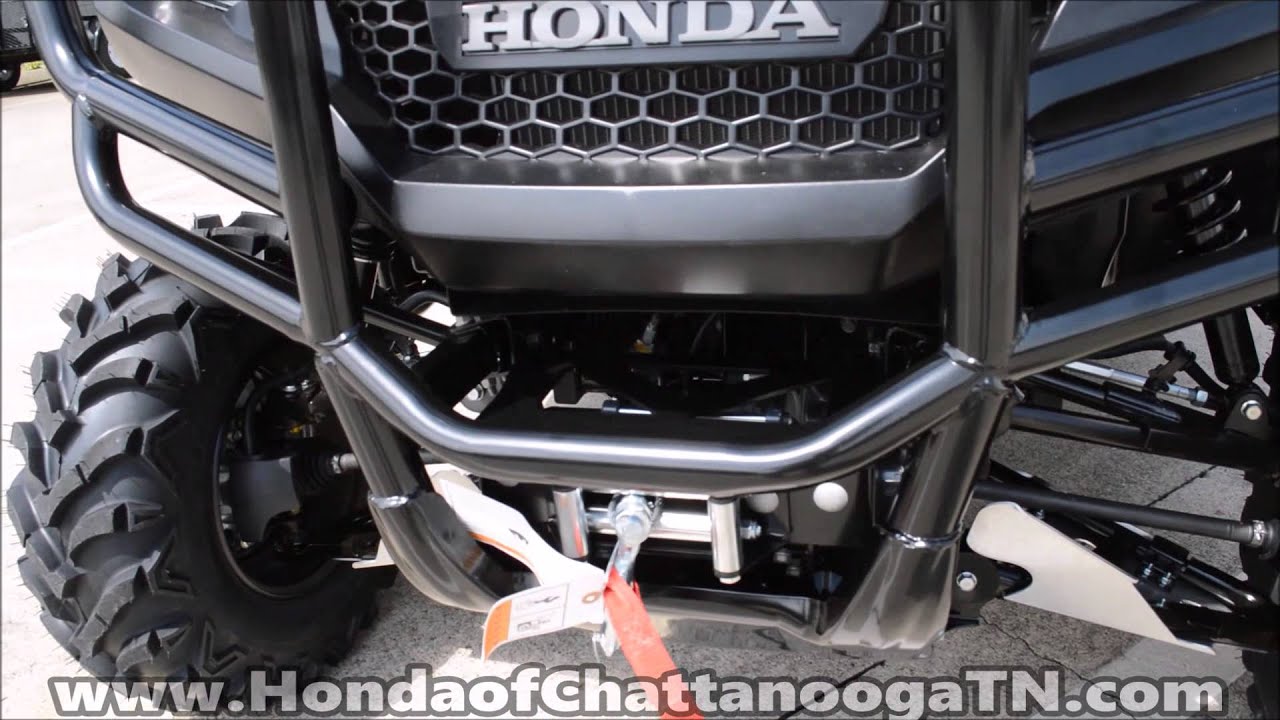 Honda Pioneer 700-4 Front Bumper + Warn Winch / Honda of ... honda 420 wiring diagram 